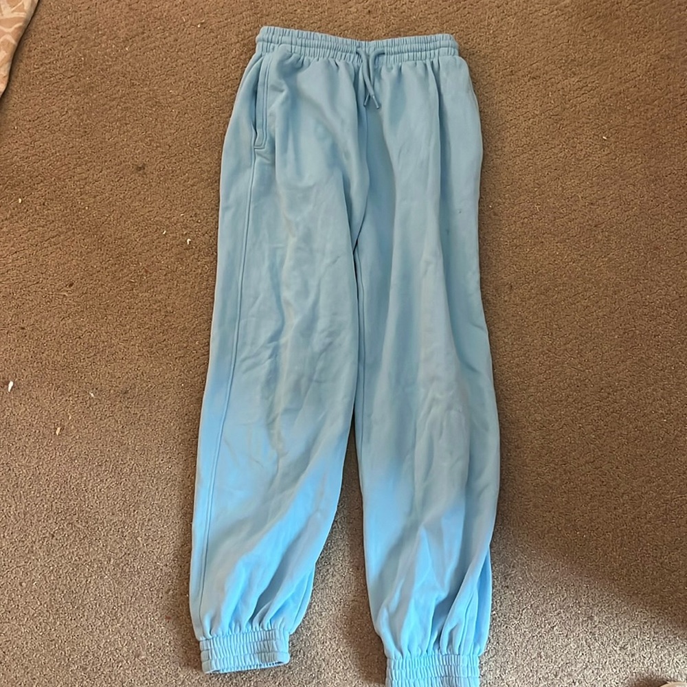 H&M divided xxs light blue sweatpants